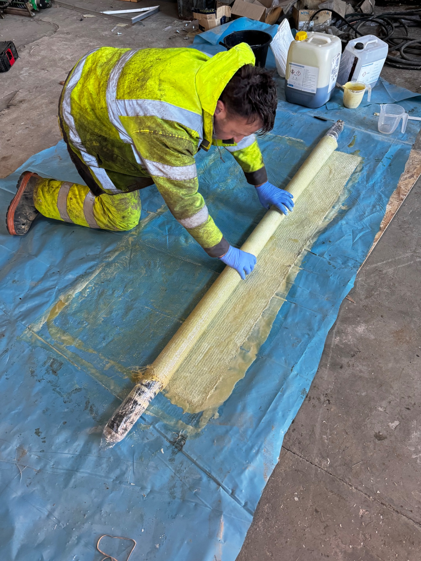 Patch lining and drain relining work